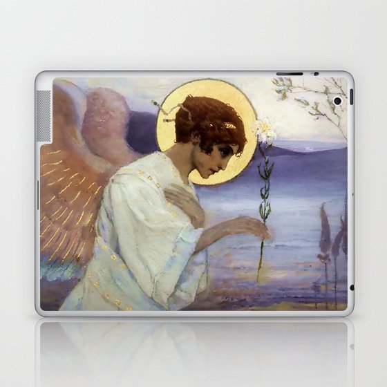 “The Archangel Gabriel ” by Mikhail Nesterov Laptop & iPad Skin