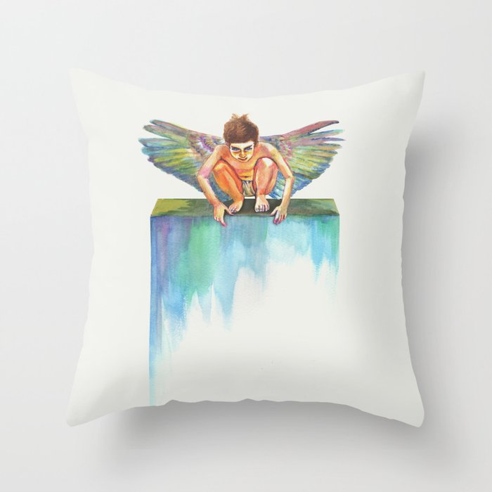 Guardian Angel Throw Pillow