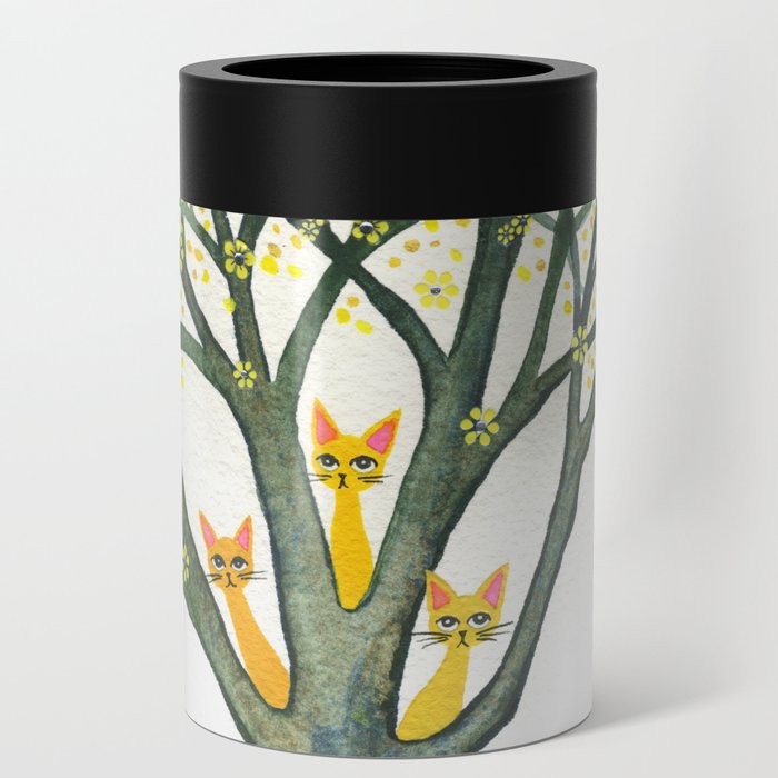 Odessa Whimsical Cats in Tree Can Cooler