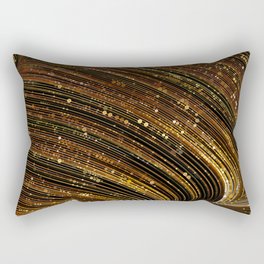 rox - abstract design rich brown rust copper tones Rectangular Pillow