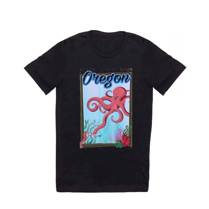 oregon travel poster, T Shirt