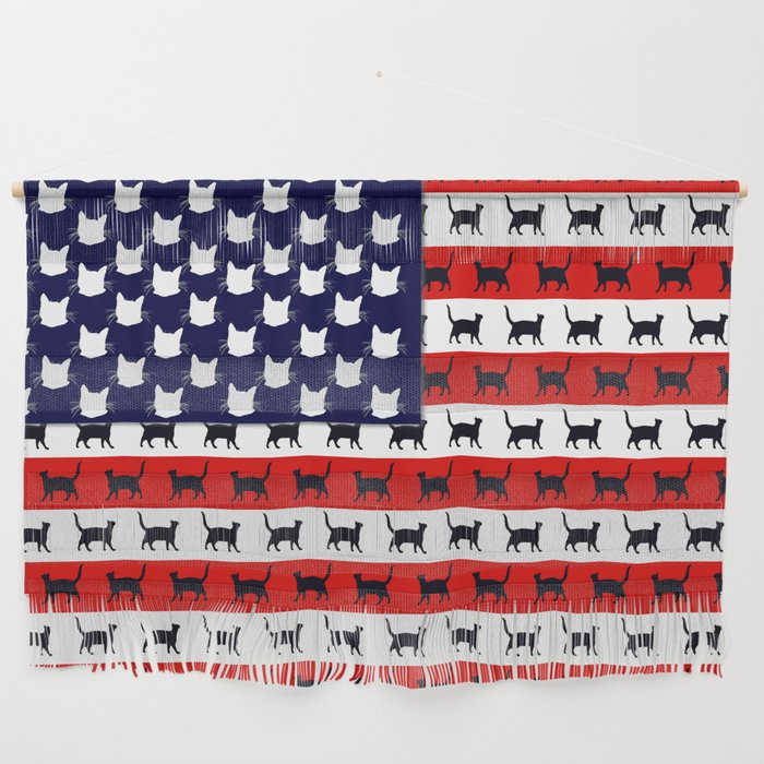 Cat Flag Wall Hanging
