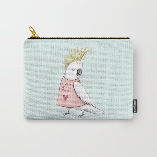 Pretty Cockatoo Carry-All Pouch