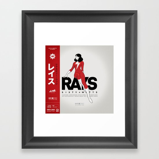 Rays - Variant Framed Art Print