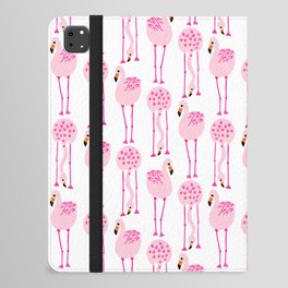 Pink Flamingo Fancy iPad Folio Case