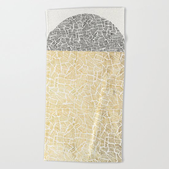Inca Day & Night Beach Towel