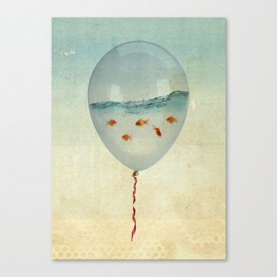 balloon fish Canvas Print