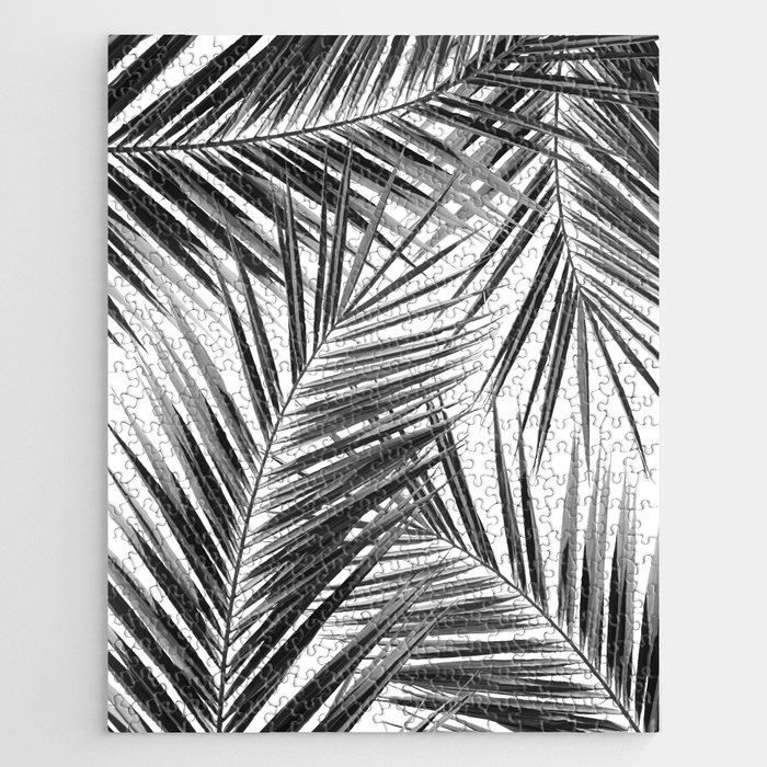 Palm Leaves Pattern Dream #3 #tropical #wall #decor #art #society6 Jigsaw Puzzle
