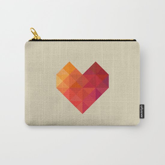 Red Heart Carry-All Pouch
