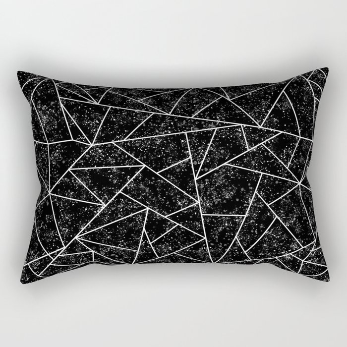 Geometric Space Rectangular Pillow