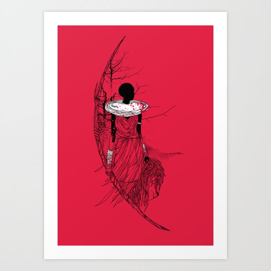 The Lioness Warrior Art Print