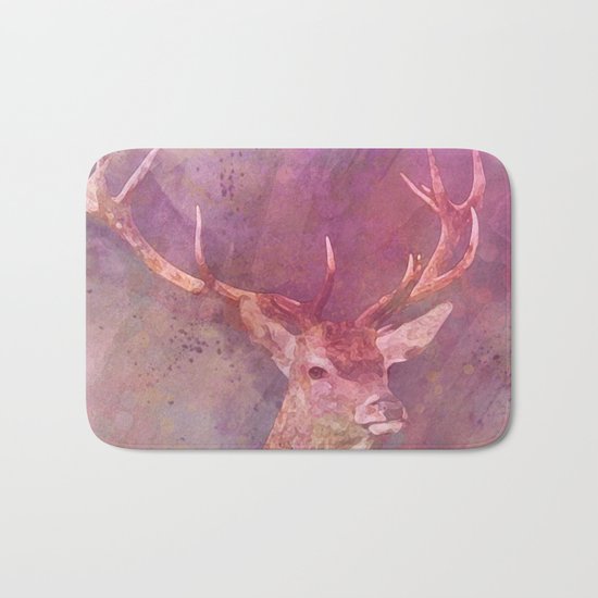 deer head Bath Mat