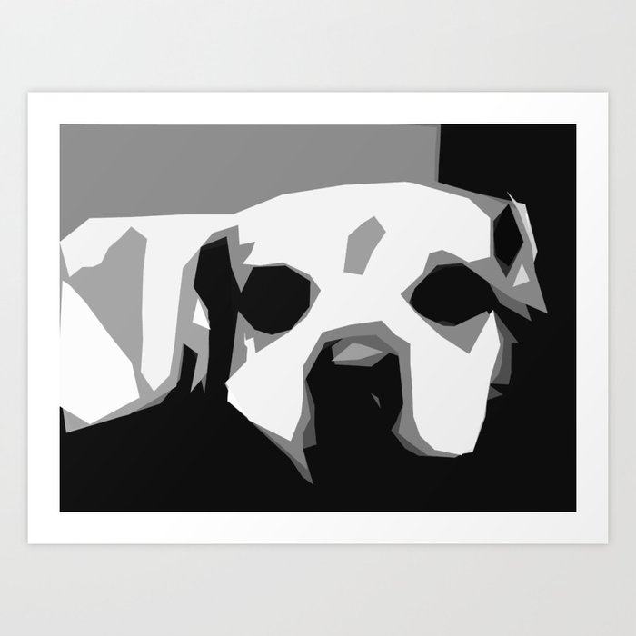 Puggle in the Moonlight Art Print