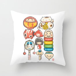 Special Lucky Toy Box Throw Pillow