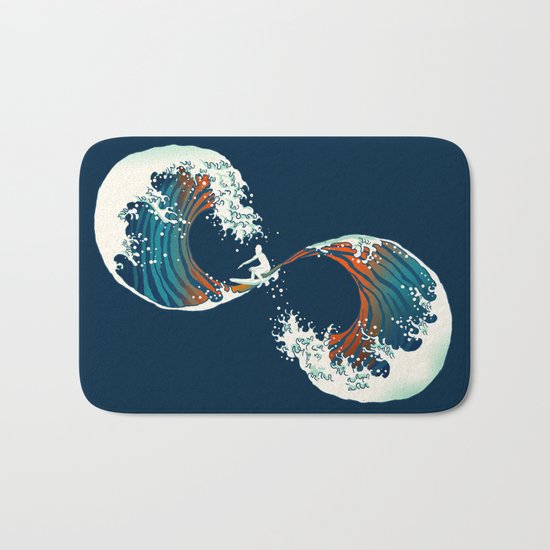 The Wave is forever Bath Mat
