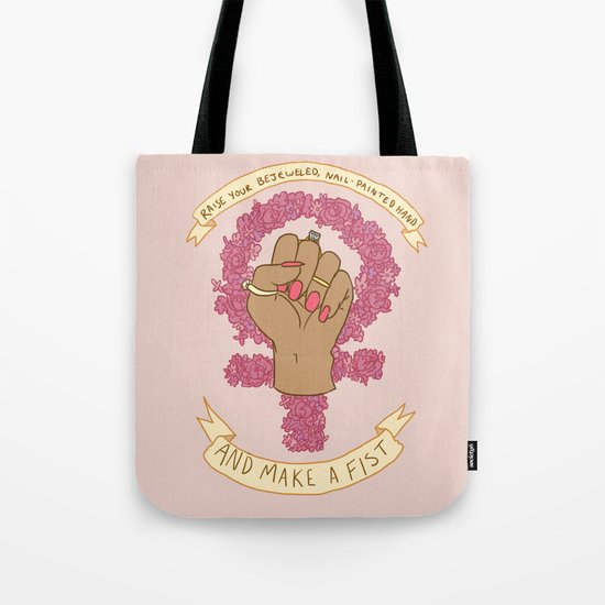 Femme Is Not Fragile Tote Bag