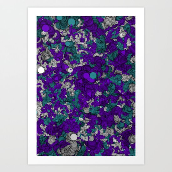 Chaotic Pattern Art Print