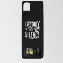 I Destroy Silence Trumpet Player Gift Android Card Case