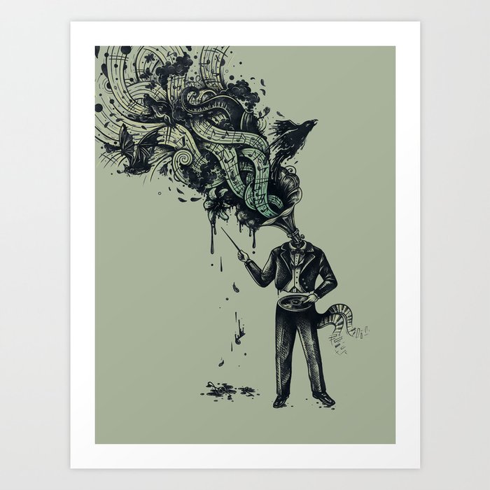 Decaying Sound of The Terror Art Print