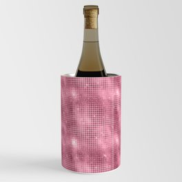 Luxury Pink Sparkle Pattern Wine Chiller