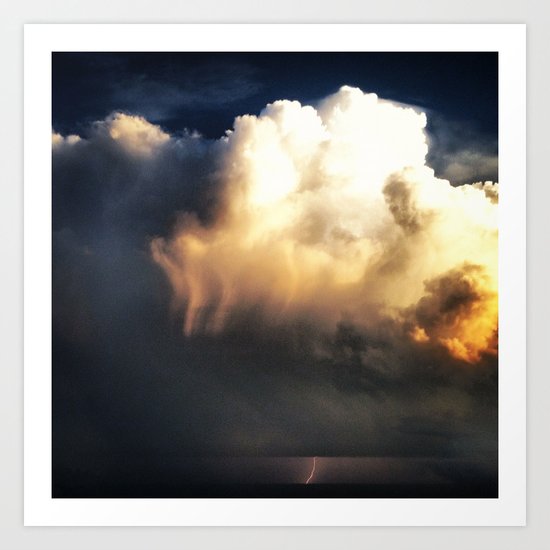 Lighting Strikes Art Print