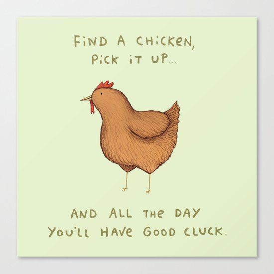 Good Cluck Canvas Print