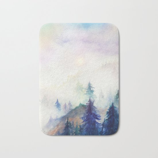 Into The Mist Bath Mat