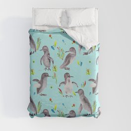 Penguin Pattern Duvet Cover