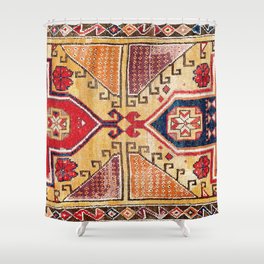 Konya Central Anatolian Rug Print Shower Curtain