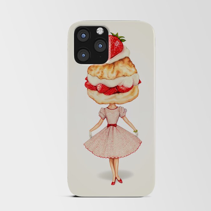 Cake Head Pin-Up: Strawberry Short Cake iPhone Card Case