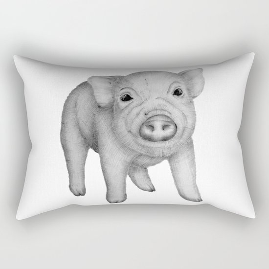 This Little Piggy Rectangular Pillow