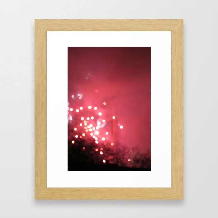 Fireworks  Framed Art Print