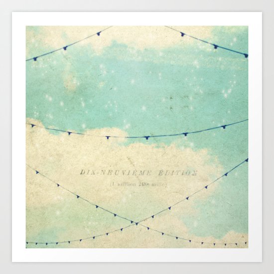magical lights Art Print