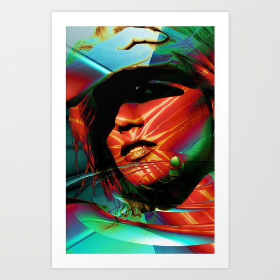 Here Kitty! Art Print
