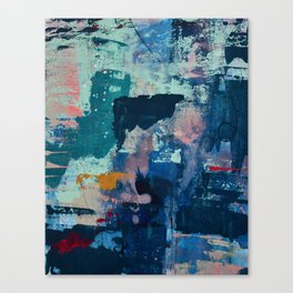 The Peace of Wild Things: a vibrant abstract piece in a variety of colors by Alyssa Hamilton Art Canvas Print