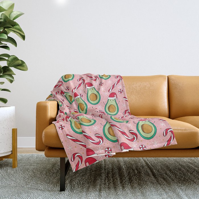 Avocado christmas blanket best sale