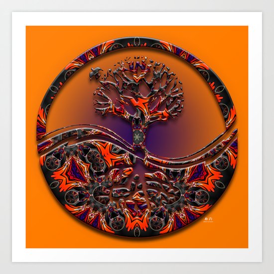 Tree Of Designs Art Print