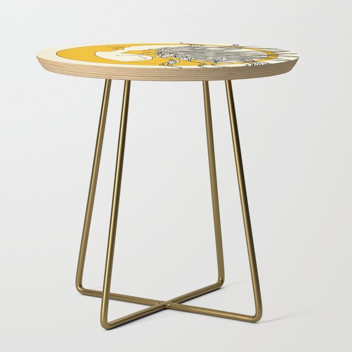 Sun and Moon Side Table