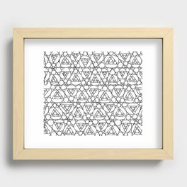apollonian gaskets! Recessed Framed Print