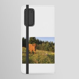 Fluffy Highland Cattle Cow 1188 Android Wallet Case