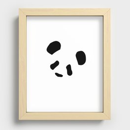 Panda Blot Recessed Framed Print