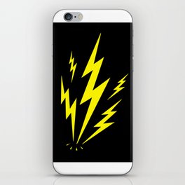 Electric Lighting Bolts iPhone Skin