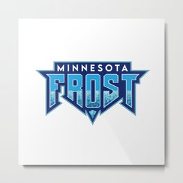 Minnesota Frost Main Logo Metal Print | Minnesota, Graphicdesign, Frost, Cgl, Minnesotafrost, Game, Boardgames 