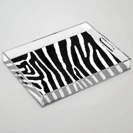 Zebra Acrylic Tray