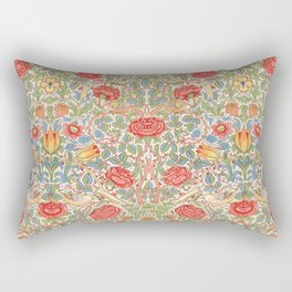 William Morris "Rose" Rectangular Pillow