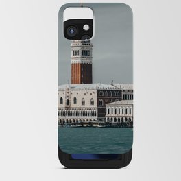 Venice Italy with gondola boats surrounded by beautiful architecture along the grand canal iPhone Card Case
