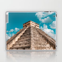 Mexico Photography - The Mexican Pyramid Surrounded By Dirt Laptop Skin