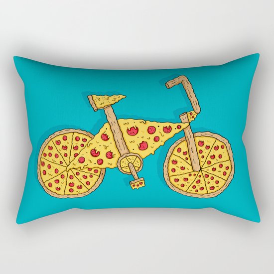 Pizzacycle Rectangular Pillow