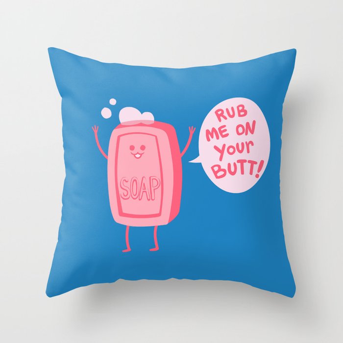 Lil' Soap Throw Pillow