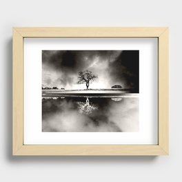 SOLITARY REFLECTION Recessed Framed Print